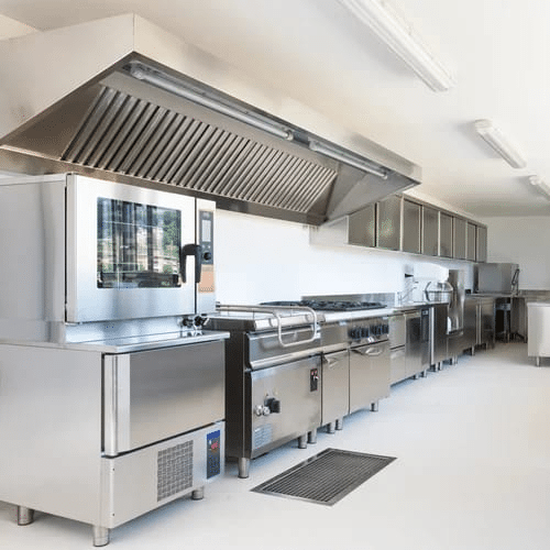 Equipping industrial kitchens